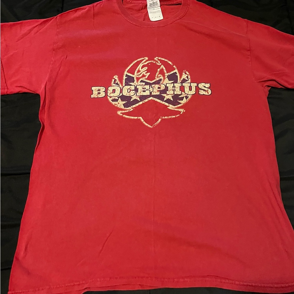 Gildan Red Heavy Cotton Concert T-Shirt